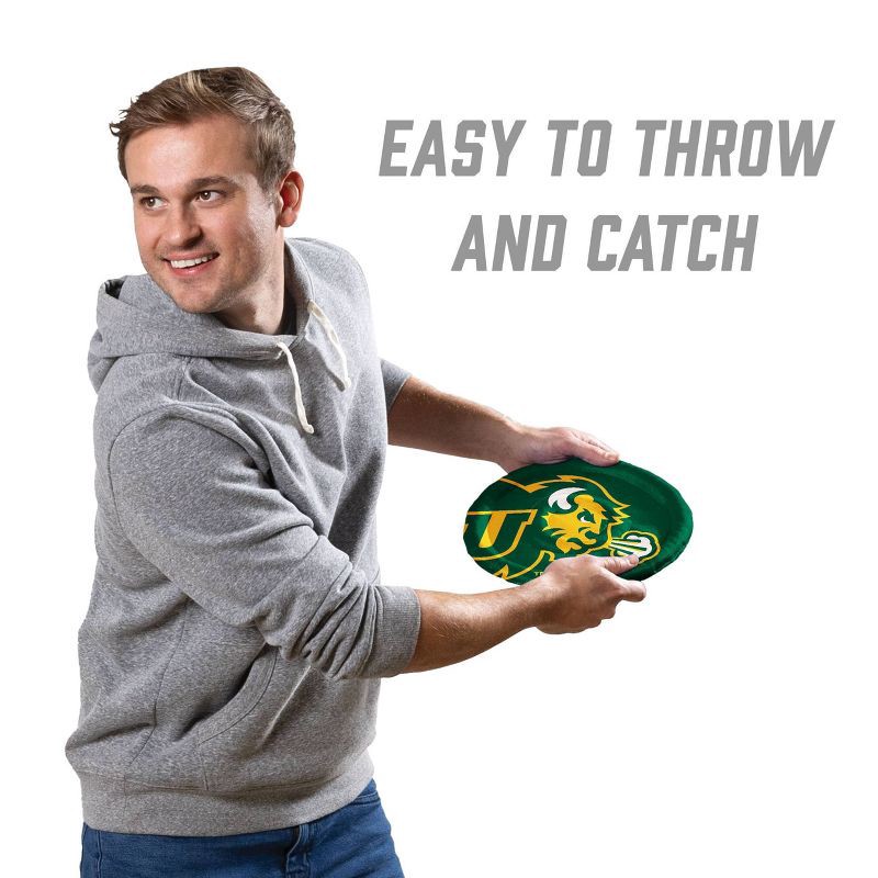 slide 4 of 6, NCAA North Dakota State Bison Flimzee Flying Disc: Polyester, 10" Diameter, 1 ct