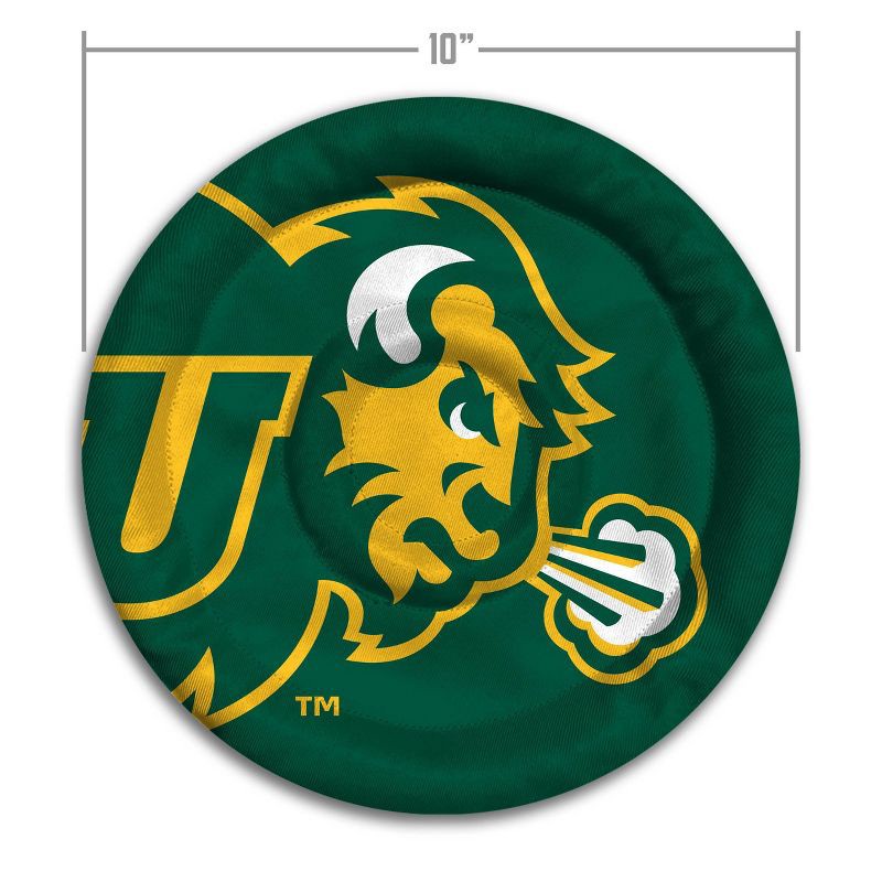 slide 5 of 6, NCAA North Dakota State Bison Flimzee Flying Disc: Polyester, 10" Diameter, 1 ct