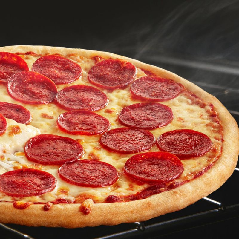 slide 2 of 9, DiGiorno Thin Crust Pepperoni Frozen Pizza - 16.9oz, 16.9 oz