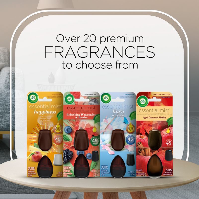 slide 7 of 7, Air Wick Essential Mist Watermelon & Berries - 1.34 fl oz, 1.34 fl oz
