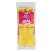 slide 1 of 1, ARRAY Large Yellow Rubber Gloves, 2 ct