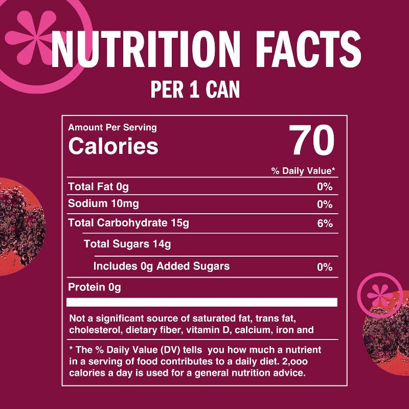slide 7 of 8, IZZE Blackberry Sparkling Juice - 6pk/8.4 fl oz Cans, 6 ct; 8.4 fl oz