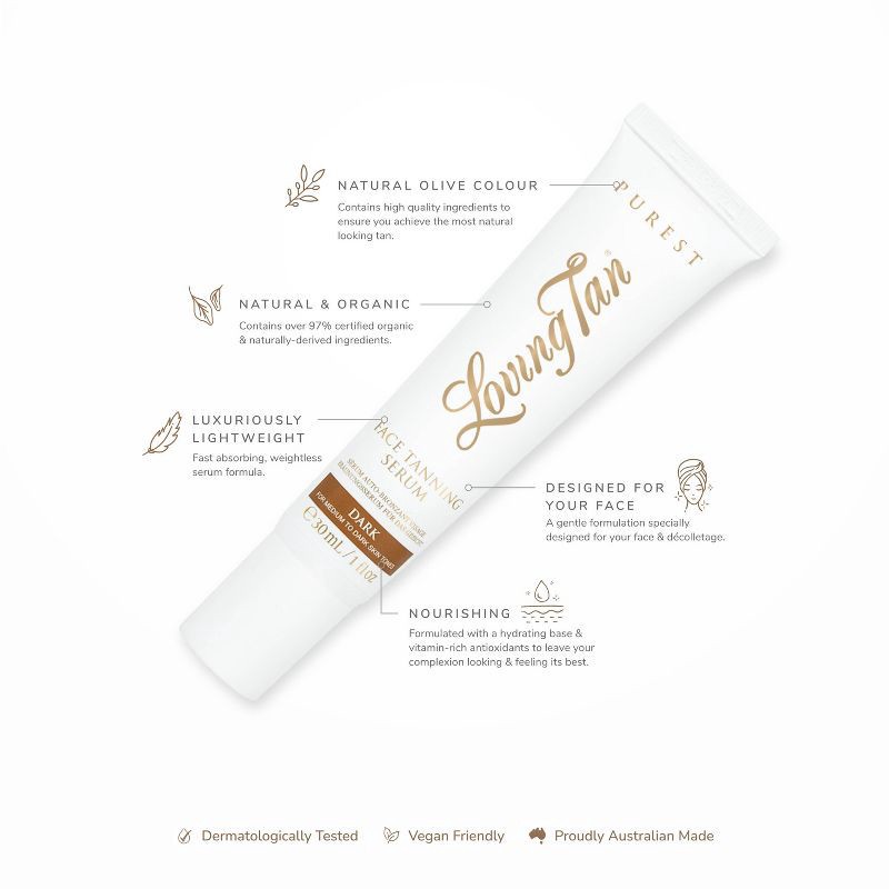 slide 6 of 6, Loving Tan Purest Tanning Serum - Dark - 3.3 fl oz - Ulta Beauty, 1 fl oz