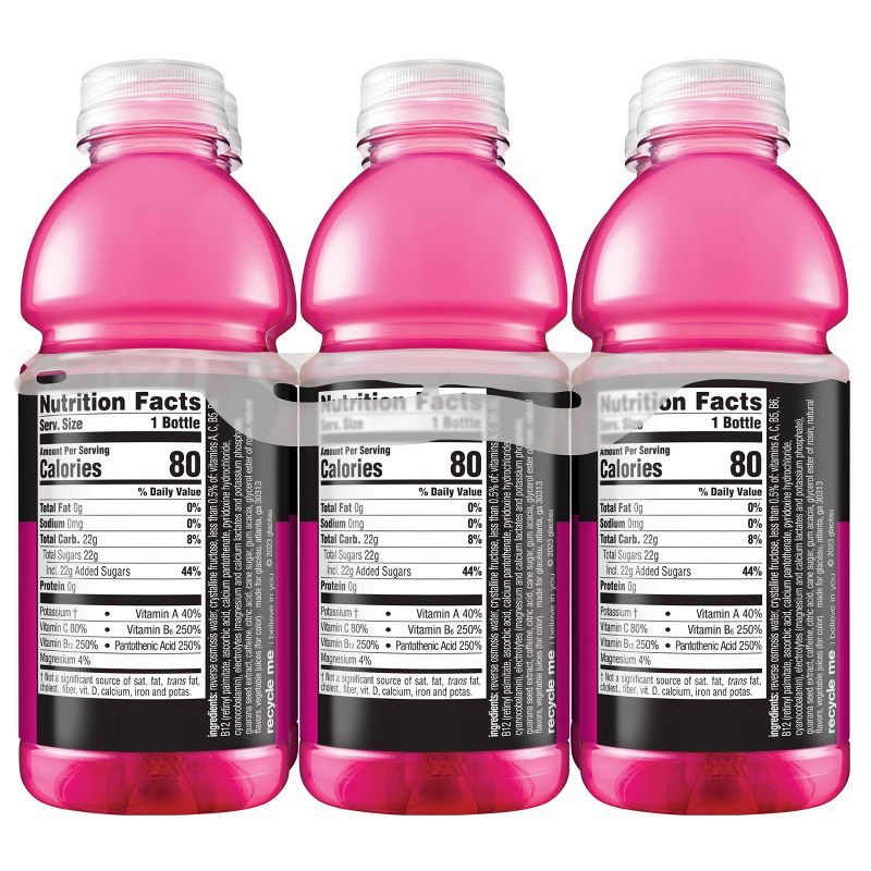 slide 2 of 3, Vitamin Water Vitaminwater Focus - 6pk/16.9 fl oz Bottle, 6 ct; 16.9 fl oz