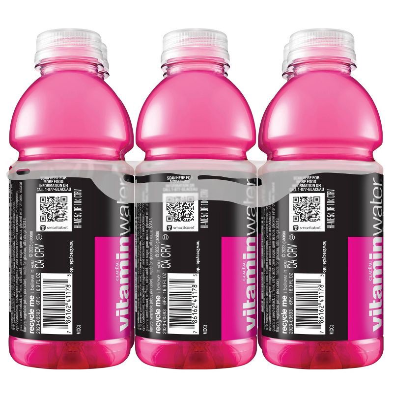 slide 3 of 3, Vitamin Water Vitaminwater Focus - 6pk/16.9 fl oz Bottle, 6 ct; 16.9 fl oz