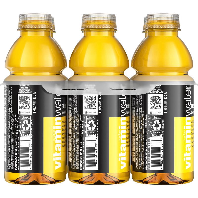 slide 3 of 6, Vitamin Water Vitaminwater Energy - 6pk/16.9 fl oz Bottle, 6 ct; 16.9 fl oz