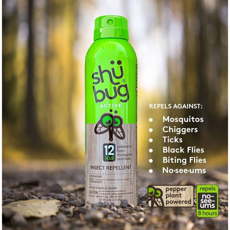 slide 2 of 11, Shubug Active Insect Repellent Spray - 6oz, 6 oz
