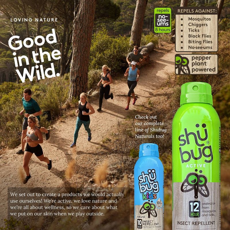 slide 6 of 11, Shubug Active Insect Repellent Spray - 6oz, 6 oz