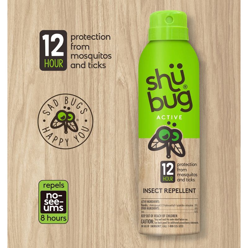 slide 11 of 11, Shubug Active Insect Repellent Spray - 6oz, 6 oz