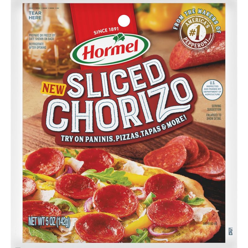 slide 4 of 4, Hormel Sliced Chorizo, 1 ct