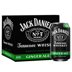 Jack Daniel's Ginger RTD - 4pk/355ml Cans