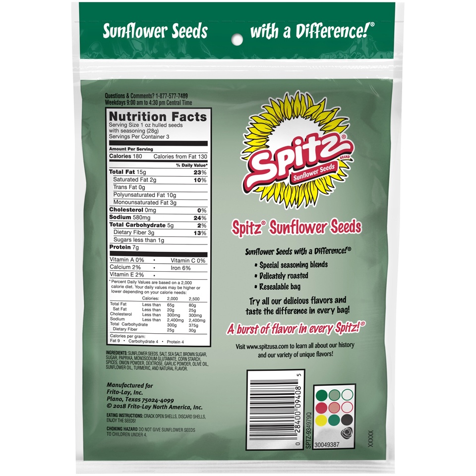 Spitz Seasoned Sunflower Seeds 6 oz Shipt