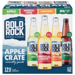 Bold Rock Imperial Crate Hard Cider Variety 12pk Btl