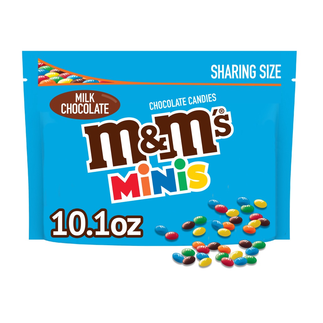 M&m's Milk Chocolate Minis Sharing Size Candies - 9.4oz : Target