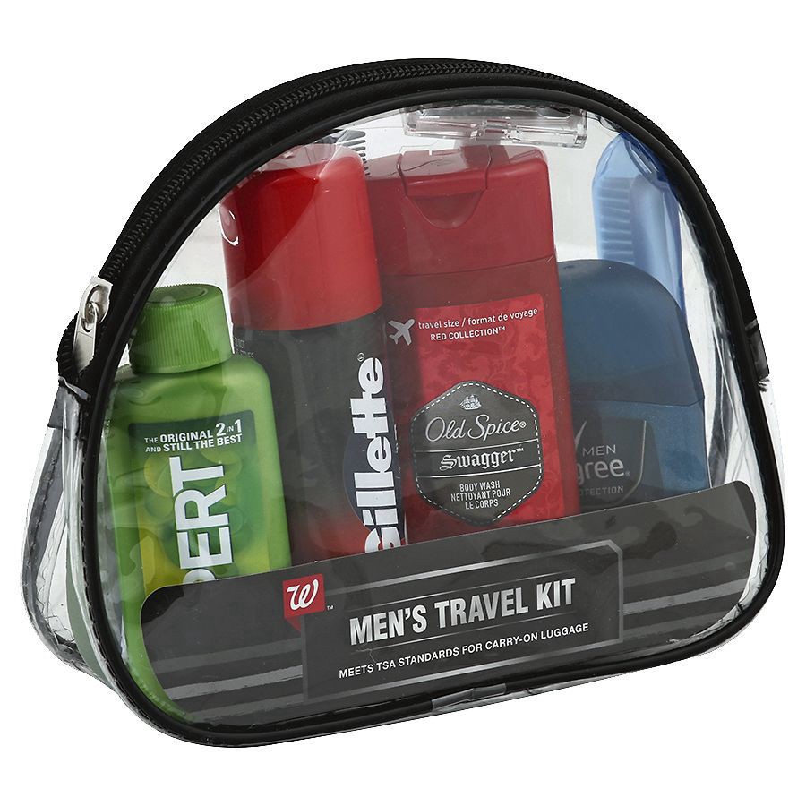 slide 1 of 1, Walgreens Men's Travel Kit, 1 ct