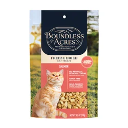 Boundless Acres Freeze-Dried Salmon Cat Treats, 4.2 oz