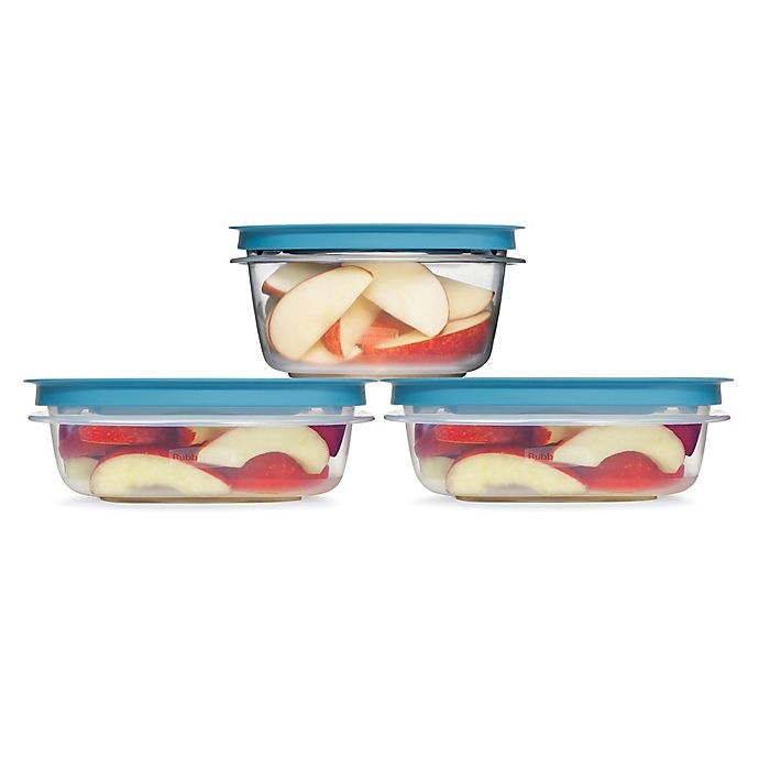 slide 1 of 6, Rubbermaid Flex & Seal Food Containers withEasy Find Lids, 6 ct