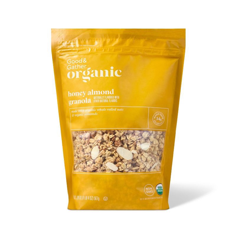 slide 1 of 3, Honey Almond Granola 20oz - Good & Gather™, 20 oz