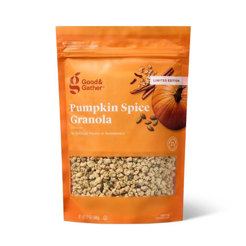 slide 1 of 3, Pumpkin Spice Granola 12oz - Good & Gather™, 12 oz