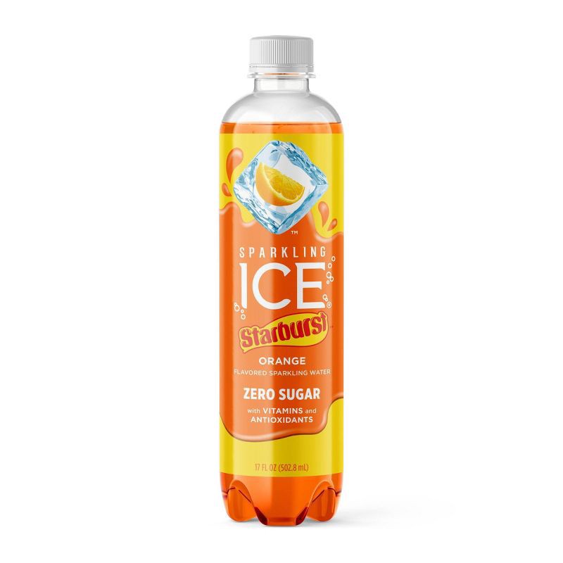 slide 1 of 6, Sparkling Ice Orange Starburst - 17 fl oz Bottle, 17 fl oz