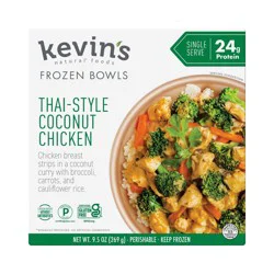 Kevin's Natural Foods Frozen Gluten Free Thai-Style Coconut Chicken - 9.5oz