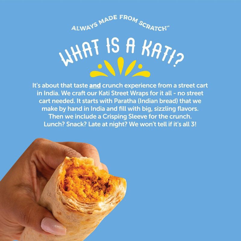 slide 4 of 6, Deep Indian Kitchen Deep Indian Kati Frozen Butter Chicken Wrap - 5oz, 5 oz