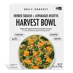 Daily Harvest Gluten Free Herbed Squash and Asparagus Risotto Harvest Bowl - 10.6oz