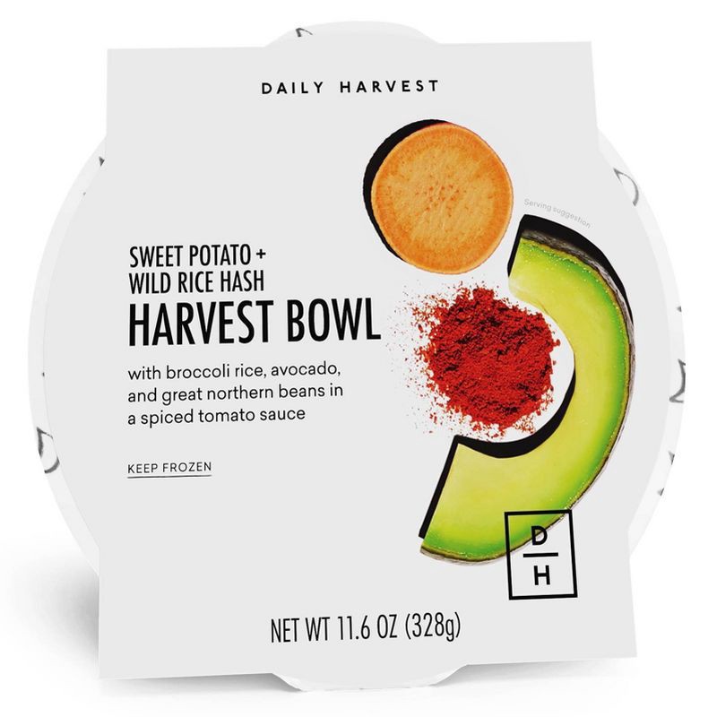slide 9 of 9, Daily Harvest Frozen Gluten Free Sweet Potato and Wild Rice Hash Harvest Bowl - 11.6oz, 11.6 oz