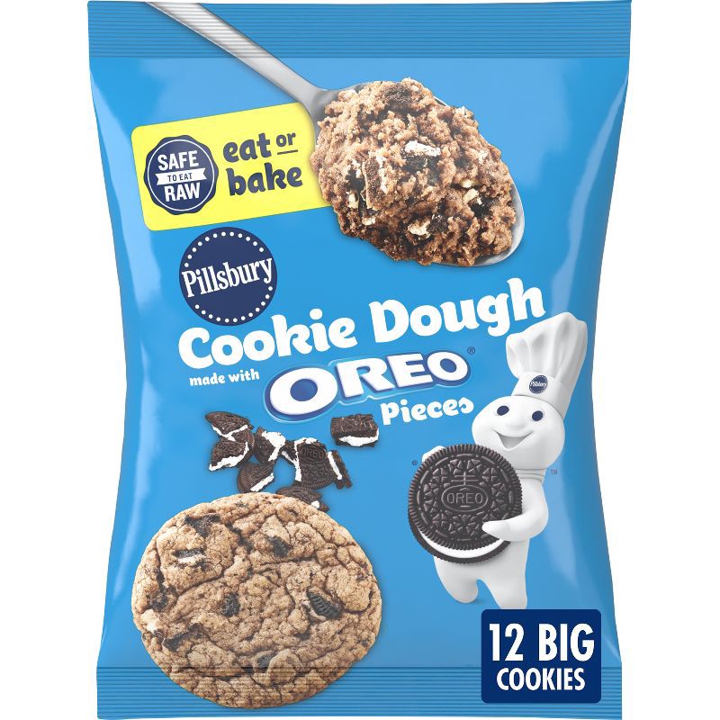 slide 1 of 7, Pillsbury Ready to Bake Oreo Cookies - 16oz/12ct, 12 ct; 16 oz