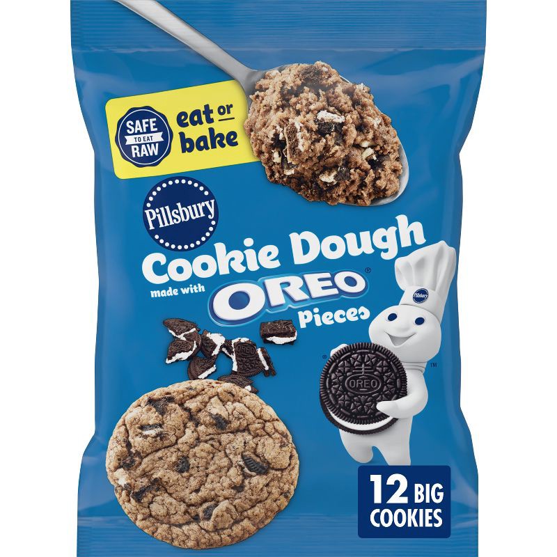 slide 1 of 7, Pillsbury Ready to Bake Oreo Cookies - 16oz/12ct, 12 ct; 16 oz