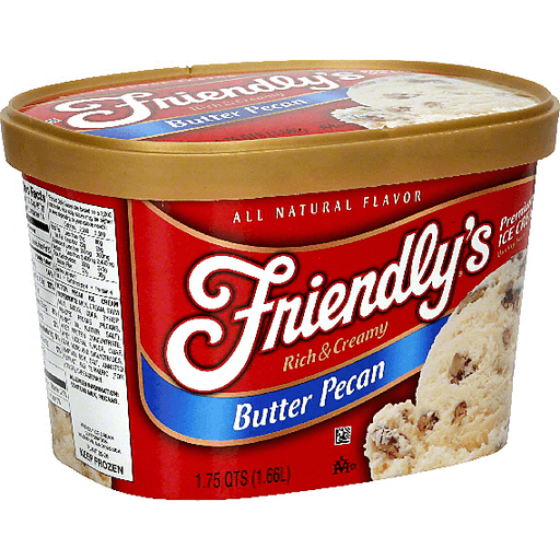 slide 2 of 2, Friendly's Butter Pecan Ice Cream, 1.5 qt