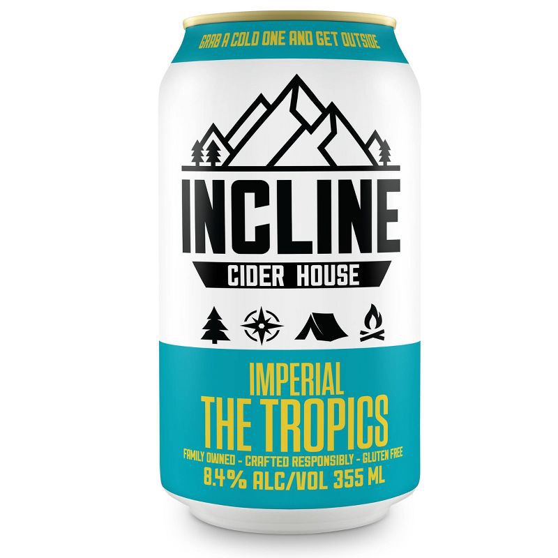 slide 2 of 3, Incline Cider Company Imperial Tropics POG Cider - 6pk/12 fl oz Cans, 6 ct; 12 fl oz