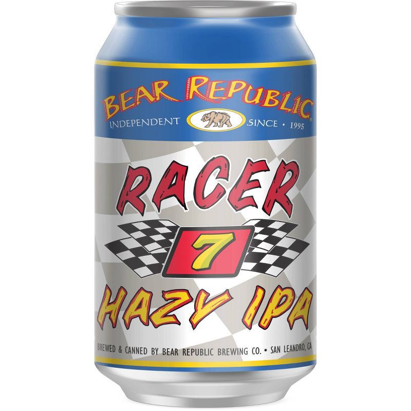 slide 2 of 2, Bear Republic Racer 7 Hazy IPA - 6pk/12 fl oz Cans, 6 ct; 12 fl oz