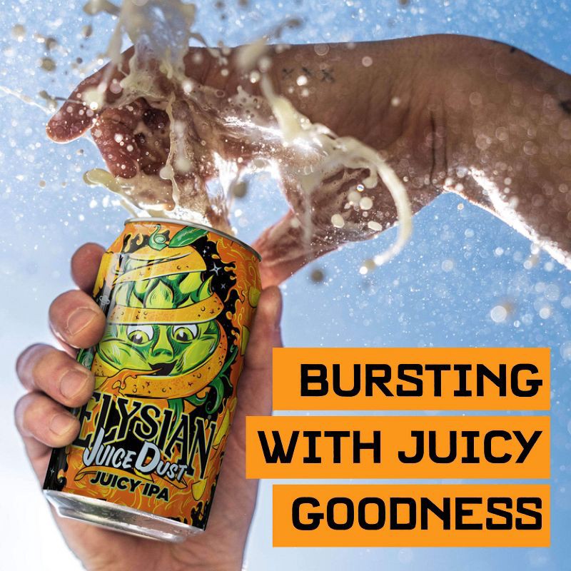 slide 2 of 9, Elysian Brewing Elysian Juice Dust IPA - 6pk/12 fl oz Cans, 6 ct; 12 fl oz