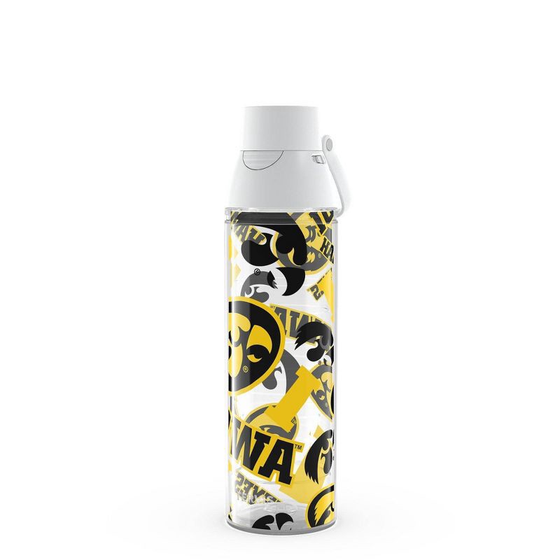 slide 1 of 5, NCAA Iowa Hawkeyes Tervis All Over Venture Water Bottle - 24oz: Flip-Top Lid, 24 oz