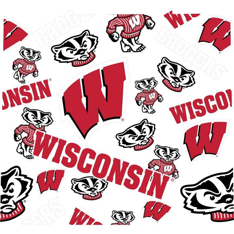 slide 2 of 5, NCAA Wisconsin Badgers Tervis All Over Venture Water Bottle - 24oz: Flip-Top Lid, 24 oz