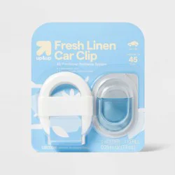 Car Clip Air Freshener Refillable System - Fresh Linen - 0.25oz - up&up™