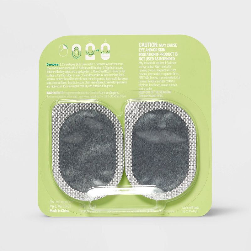 slide 3 of 3, Small Room and Car Clip Refills - Fresh Bamboo - 0.5 fl oz/2ct - up&up™, 0.5 oz, 2 ct