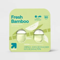 Small Room and Car Clip Refills - Fresh Bamboo - 0.5 fl oz/2ct - up&up™