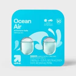 Small Room and Car Clip Refills - Ocean Air - 0.5 fl oz/2ct - up&up™