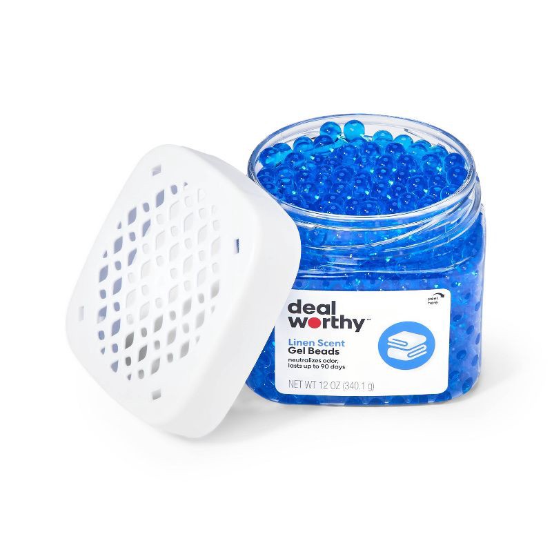 slide 2 of 3, Scented Gel Beads - Linen - 12oz - Dealworthy™, 12 oz