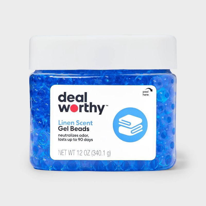 slide 1 of 3, Scented Gel Beads - Linen - 12oz - Dealworthy™, 12 oz