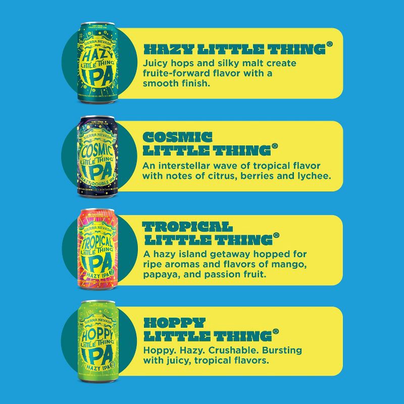 slide 2 of 12, Sierra Nevada Hazy IPA Variety Pack - 12pk/12 fl oz Cans, 12 ct; 12 fl oz