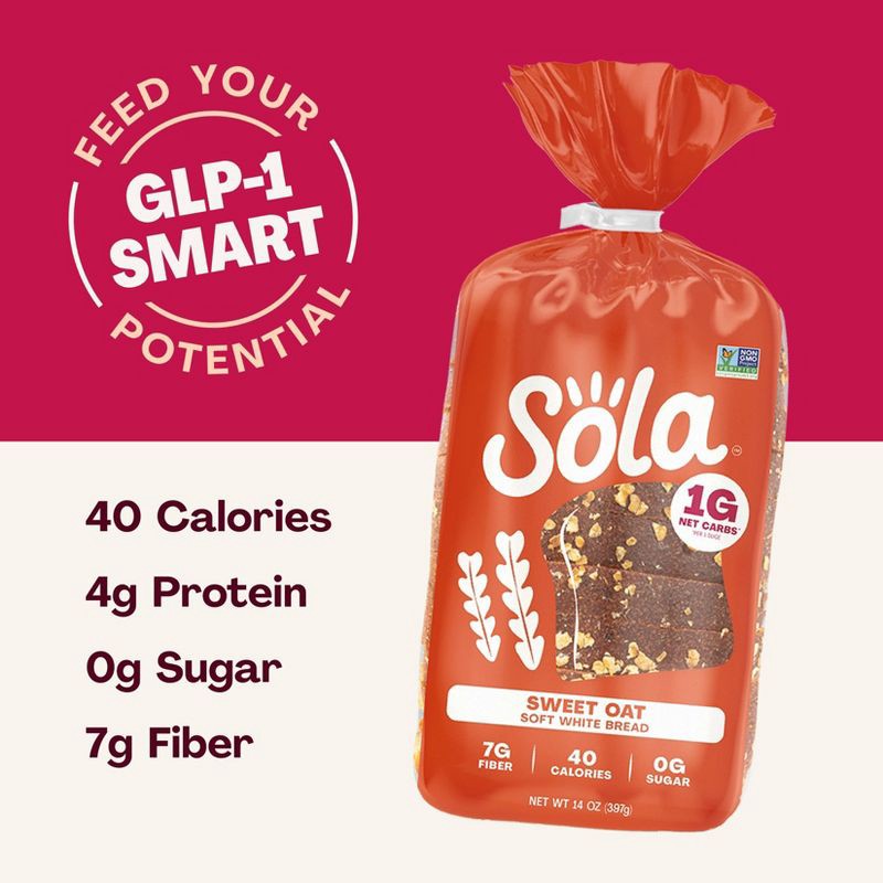 slide 5 of 9, Sola Bread Sola Sweet Oat Bread - 14oz, 14 oz