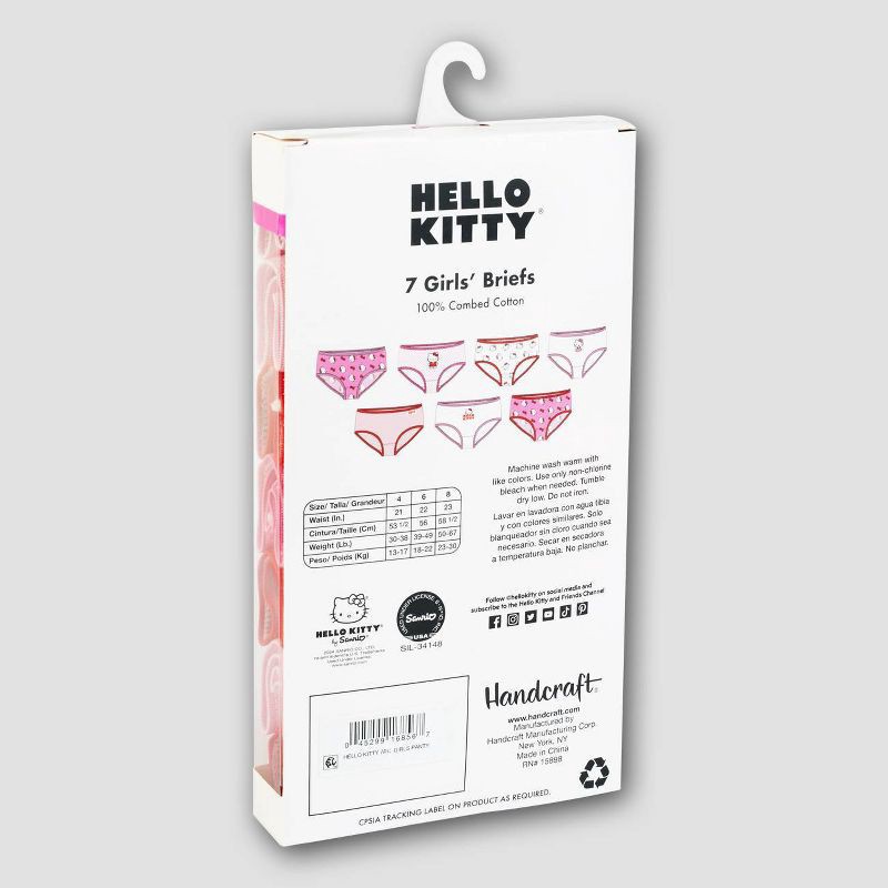slide 3 of 4, Girls' Hello Kitty 7pk Briefs - 6, 7 ct