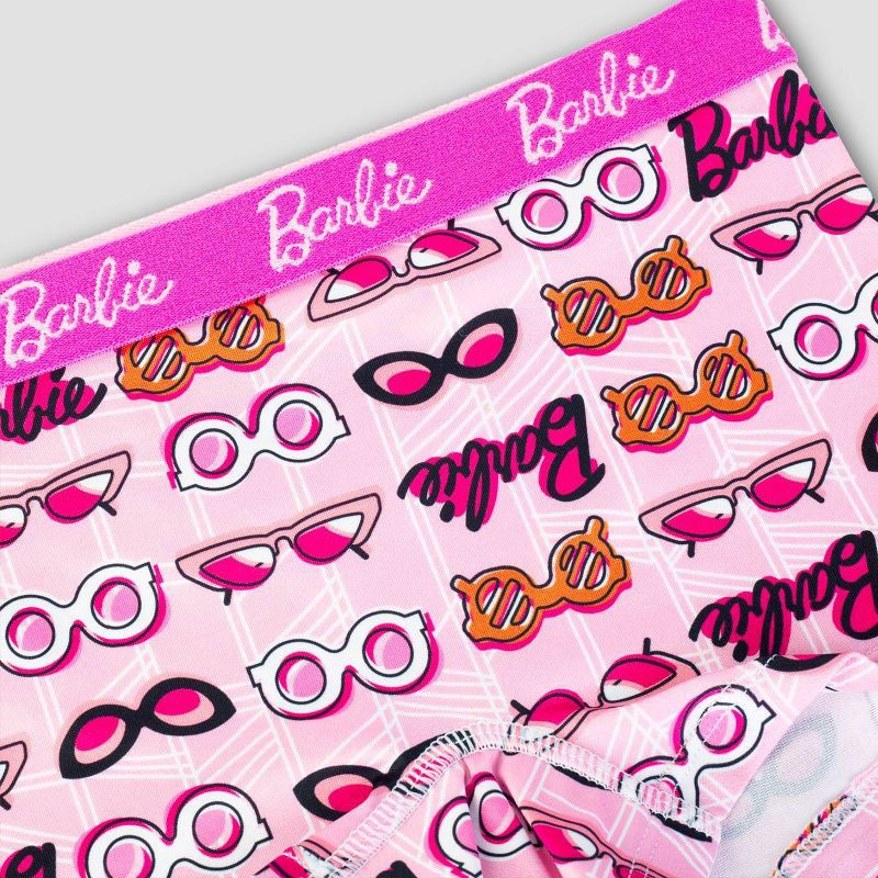 slide 4 of 5, Girls' Barbie 4pk Underwear - 8, 4 ct