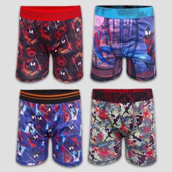 Boys' Spider-Man: Miles Morales 4pk Boxer Briefs - 8