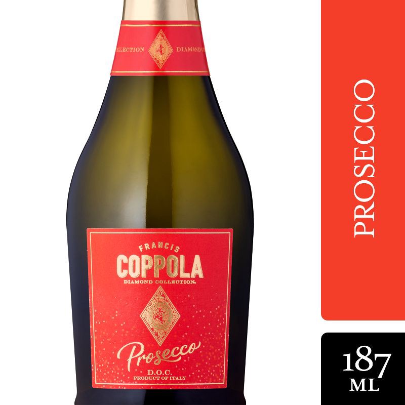 slide 2 of 8, Francis Coppola Diamond Collection Prosecco Wine - 187ml Mini Bottle, 187 ml
