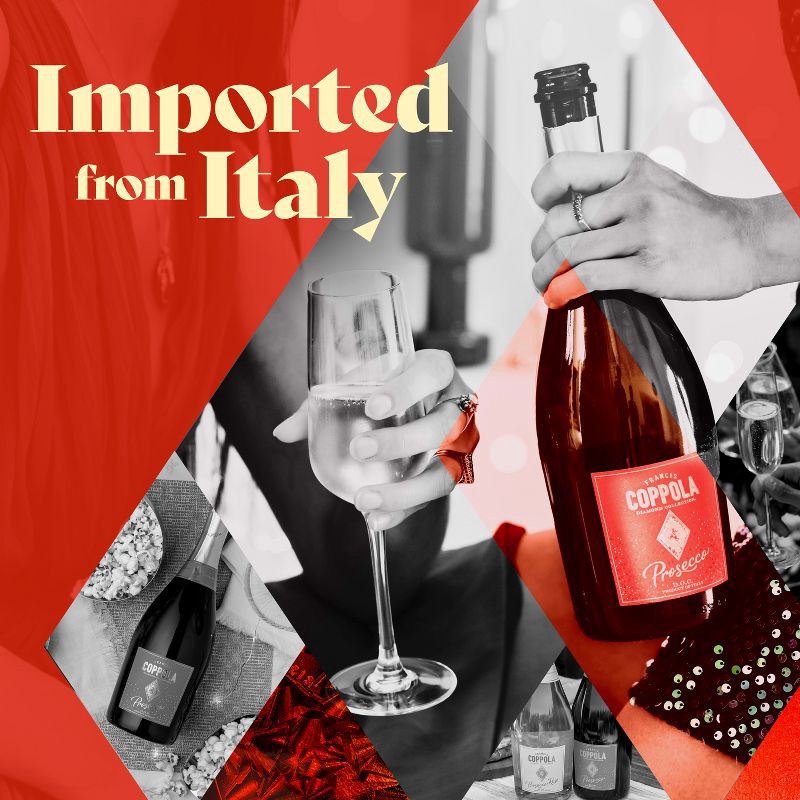 slide 3 of 8, Francis Coppola Diamond Collection Prosecco Wine - 187ml Mini Bottle, 187 ml