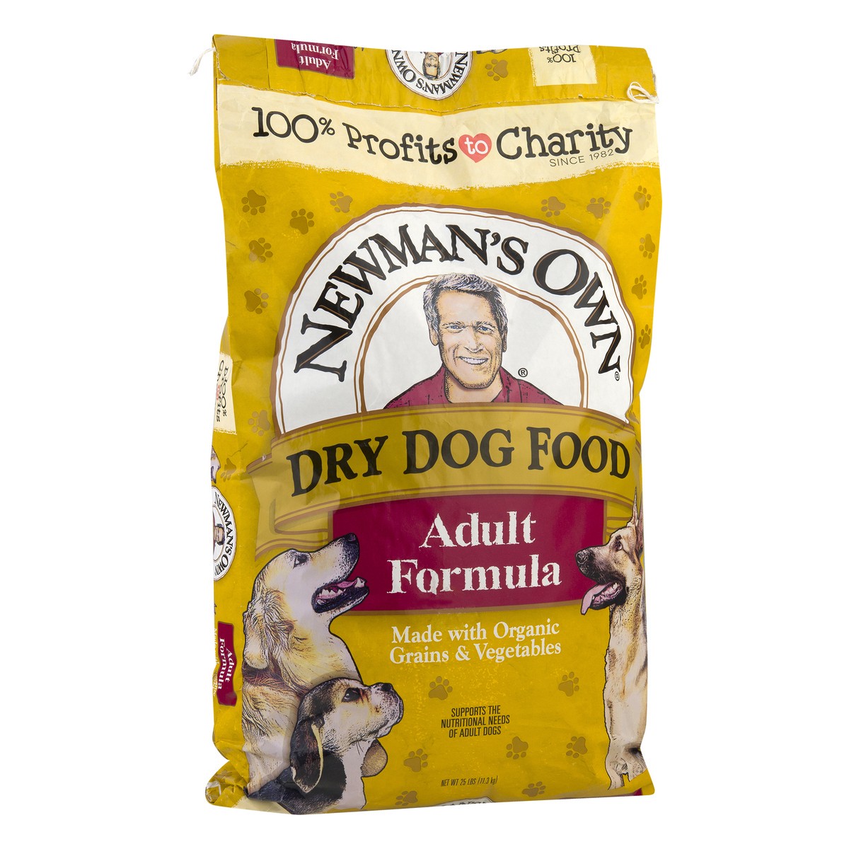 slide 4 of 10, Newman's Own Dry Dog Food 25.0 lb, 25 lb